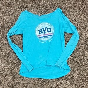 BYU Women's Turquoise Long Sleeve Tee